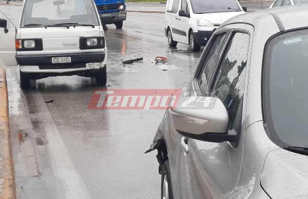 Πάτρα: Το όχημα έκανε ...πατινάζ στην Ακτή Δυμαίων