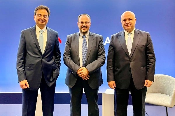 Συνάντηση του Προέδρου του Επιμελητηρίου Πλάτωνα Μαρλαφέκα με τη διοίκηση της Eurobank