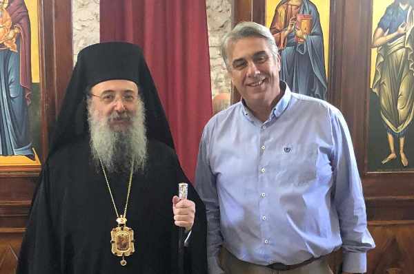 Στο πάτημα του Αγίου Ανδρέα ο Δημήτρης Μπαρμπούνης - Γιατί πήρε την ευχή του Μητροπολίτη