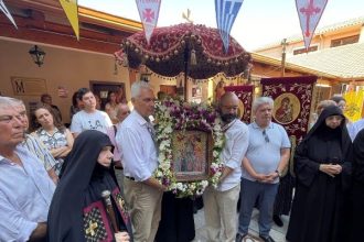 Σε λιτανεία Εικόνας ο Φωκίων Ζαΐμης