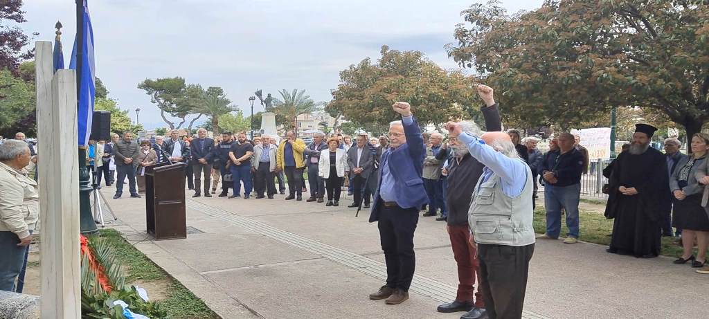 Η "Ώρα Πατρών" συμμετείχε στις εκδηλώσεις τιμής για τους απαγχονισθέντες του 1944