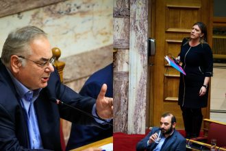 Άγριος καβγάς Κωνσταντοπούλου – Λαμπρούλη στη Βουλή: «Την τύφλα σας δεν ξέρετε» – «Κατεβείτε από το βήμα»