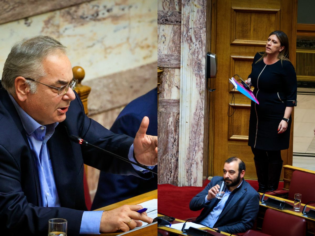 Άγριος καβγάς Κωνσταντοπούλου – Λαμπρούλη στη Βουλή: «Την τύφλα σας δεν ξέρετε» – «Κατεβείτε από το βήμα»