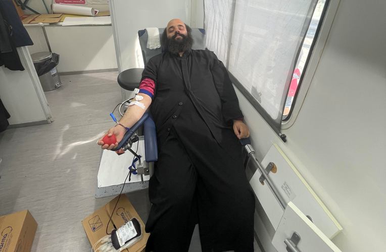 Η αιμοδοσία της Ιεράς Μητροπόλεως Πατρών