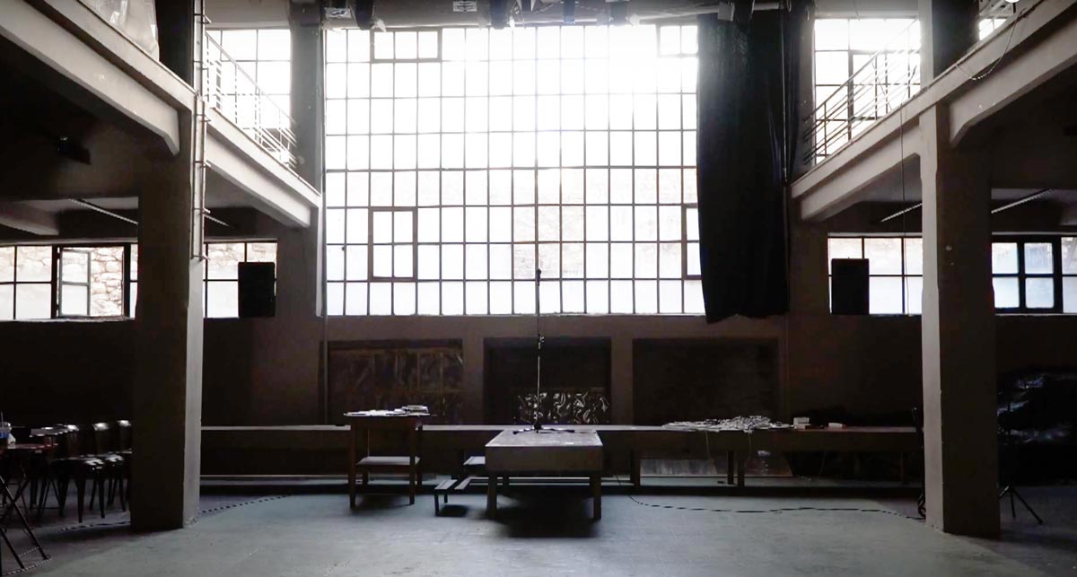 Η Roberta Carrieri στο θέατρο Λιθογραφείον