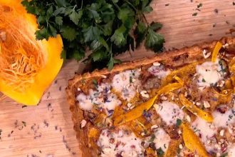 Τάρτα με κολοκύθα και γκοργκοντζόλα