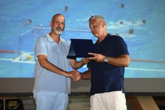 Ο Χ. Μπονάνος σε εκδήλωση βράβευσης διεθνώς διακριθέντων αθλητών από την Πάτρα