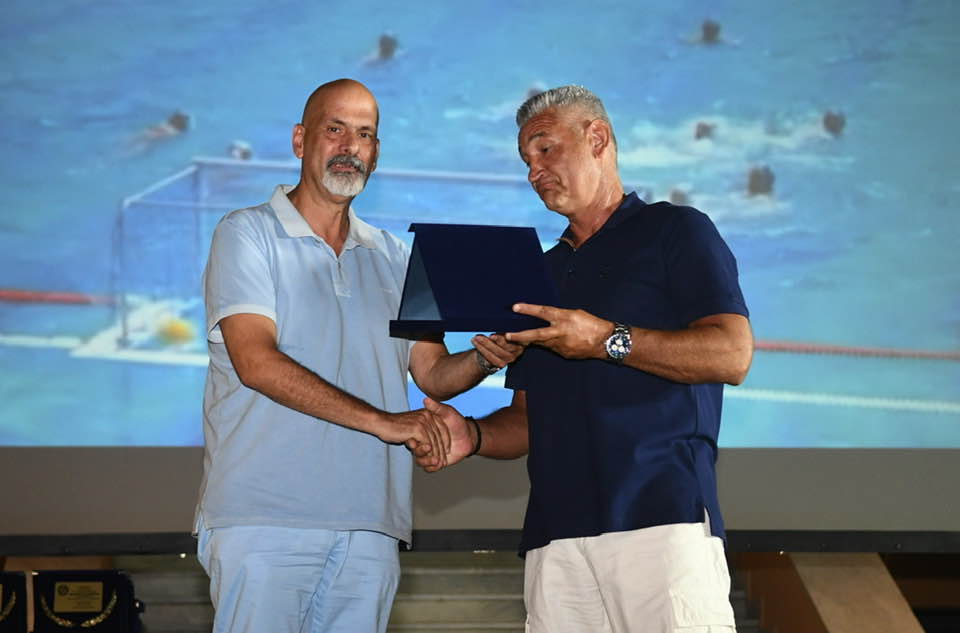 Ο Χ. Μπονάνος σε εκδήλωση βράβευσης διεθνώς διακριθέντων αθλητών από την Πάτρα