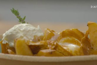 Πατάτες γιαχνί με αυγά