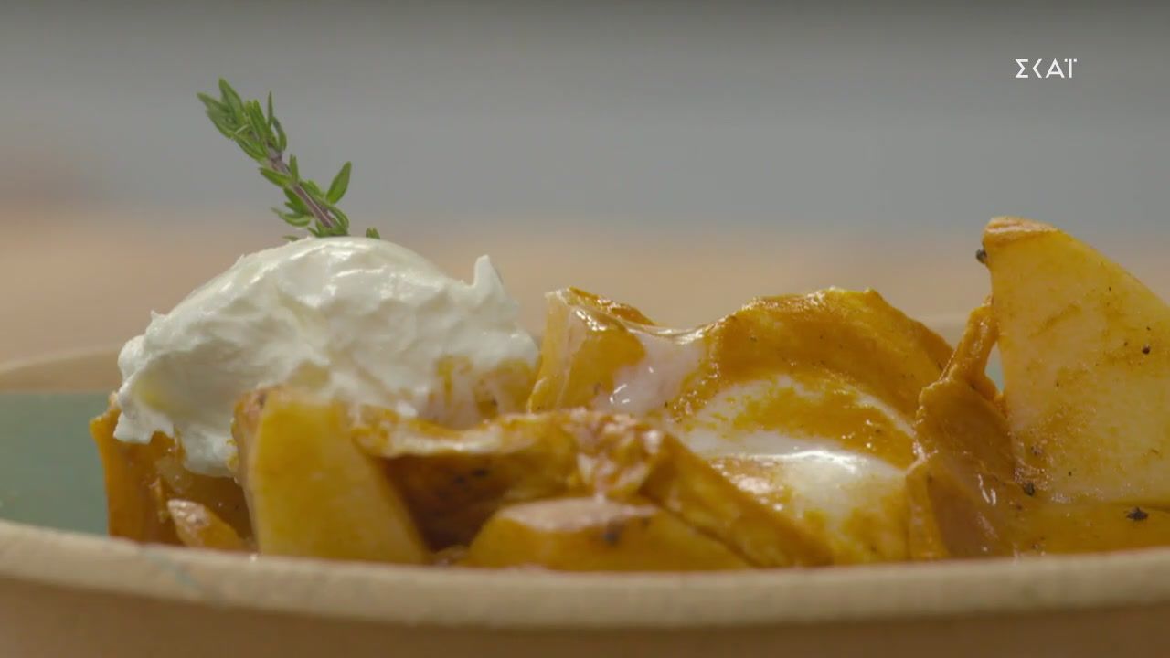 Πατάτες γιαχνί με αυγά