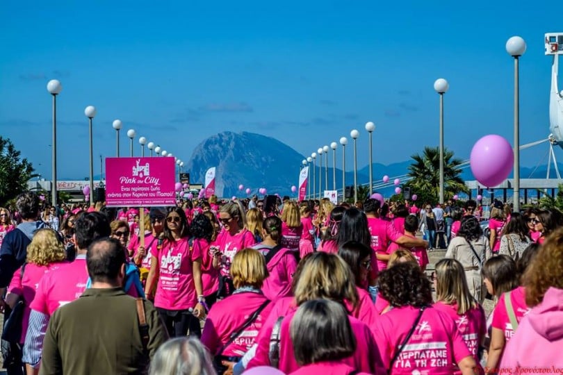 Σήμερα «Βάφεται» ροζ ο κυματοθραύστης της Πάτρας