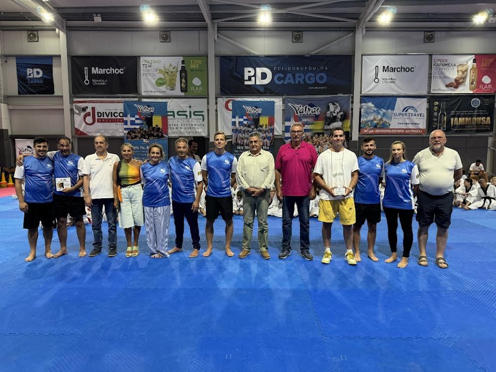 Ο Αντιδημαρχος Τάκης Πετρόπουλος στο 4ο Patras Tae Kwon Do Camp του Α.Σ. «Δύναμη»