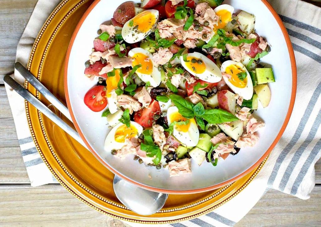 Πατατοσαλάτα με τόνο & αυγό