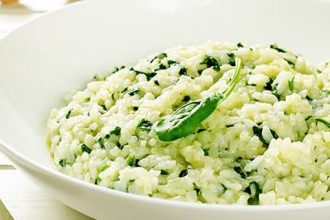 Ριζότο με σπανάκι