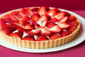 Λαχταριστή τάρτα με φράουλες