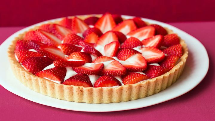 Λαχταριστή τάρτα με φράουλες