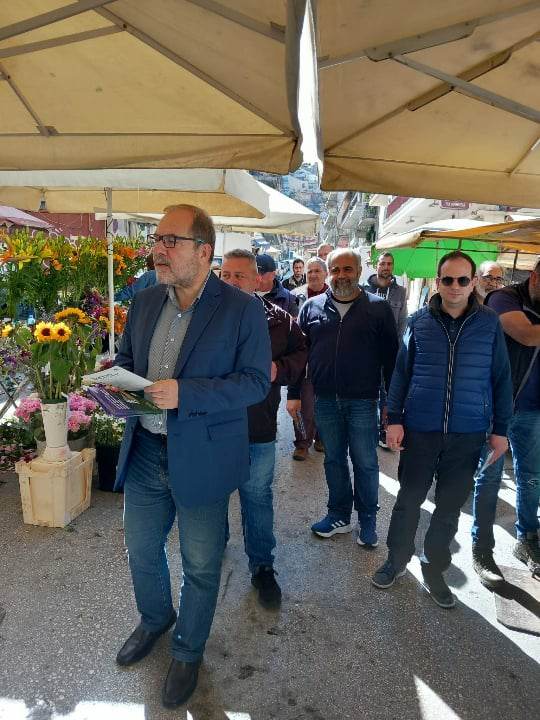 Μαρίνος Σκανδάμης: Περιοδεία στη λαϊκή αγορά