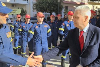 Φωκίων Ζαΐμης: "Το Πυροσβεστικό Σώμα συμβάλλει στην ασφάλεια της κοινωνίας μας"