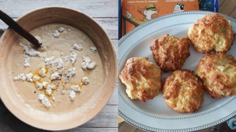 Πεντανόστιμα τυροπιτάκια καραντίνας