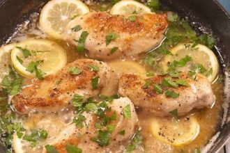 Λεμονάτο κοτόπουλο με ρίγανη