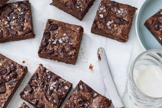 Σοκολατένια brownies με τρία μόνα υλικά!