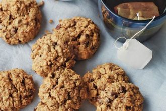 Μπισκότα βρώμης με μπανάνα χωρίς ζάχαρη