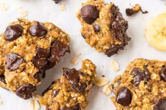 Soft cookies με μπανάνα χωρίς ζάχαρη!