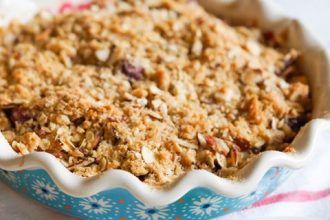 Τραγανό apple crumble