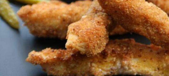 Μπατονέτες κοτόπουλου, σπιτικές