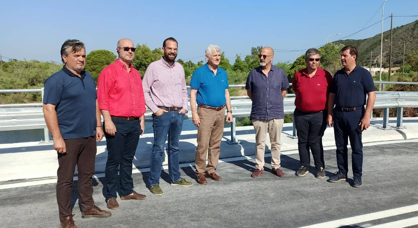 Δυτ. Αχαΐα: Παραδόθηκε η νέα γέφυρα της Καλόγριας (ΦΩΤΟ)