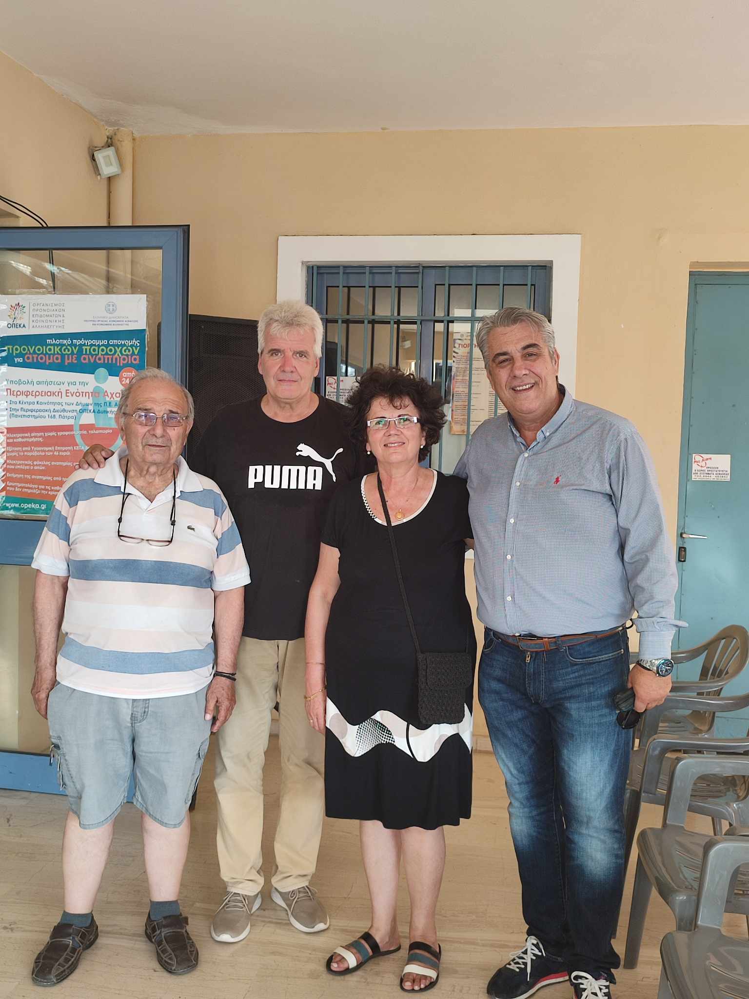 Ο Δημήτρης Μπαρμπούνης σε εκδήλωση του πολιτιστικού συλλόγου Τέρψης