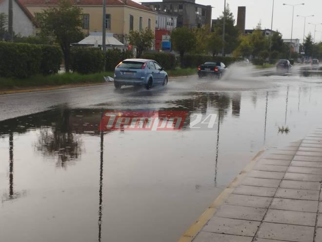 Πάτρα: Προβλήματα από την πρωινή καιταιγίδα - Πλημμύρισε η παραλιακή ΒΙΝΤΕΟ - ΦΩΤΟ