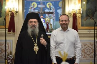 Ο Θεμιστοκλής-Ανδρέας Μπάκας στο πλευρό της Εκκλησίας