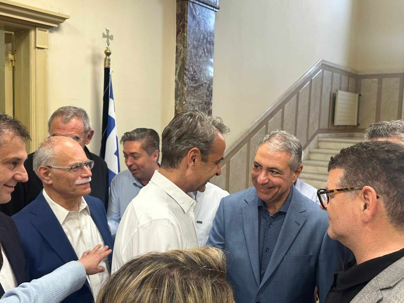 Μητσοτάκης σε Καρβέλη: "Γίνεται καλή δουλειά"