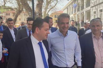 Ο Αντιπεριφερειάρχης Θ. Βασιλόπουλος στα Καλάβρυτα με τον Πρωθυπουργό