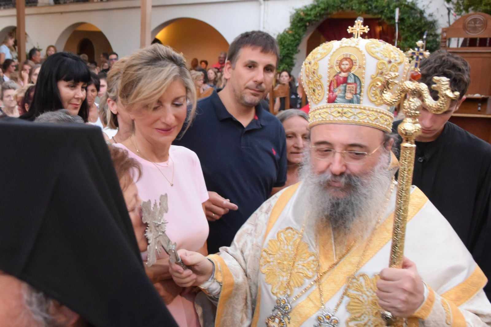 Στη Μονή του Γηροκομειού η Αντιδήμαρχος Βίβιαν Σαμούρη - ΦΩΤΟ