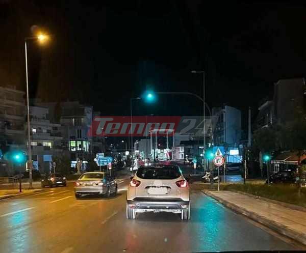 Πάτρα: "Στα σκοτάδια" ο κόμβος Κουρτέση