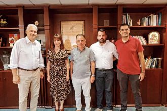 Ο Συλλόγος Αρκάδων Πάτρας στον Αντιπεριφερειάρχη Αχαΐας Φωκίωνα Ζαΐμη