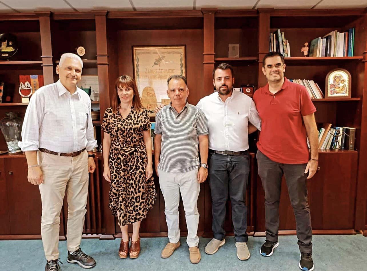 Ο Συλλόγος Αρκάδων Πάτρας στον Αντιπεριφερειάρχη Αχαΐας Φωκίωνα Ζαΐμη