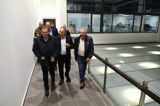 Ο Δήμαρχος στο νέο κτίριο της ΔΕΥΑΠ