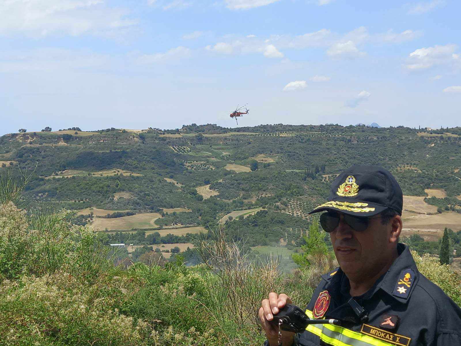 Χριστόφορος Μπόκας: Είμαστε έτοιμοι, αν χρειαστεί, να παλέψουμε για να σώσουμε ανθρώπους και περιουσίες από τις πυρκαγιές