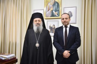 Επίσκεψη του Θεμιστοκλή Μπάκα στον Μητροπολίτη Πατρών