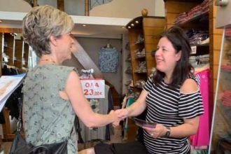 Ασπασία Ρηγοπούλου: Περιοδεία στο κέντρο της Πάτρας