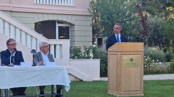 Ο Υπουργός Υποδομών και Μεταφορών Χρήστος Σταϊκούρας παρουσίασε το βιβλίο των Παπανδρόπουλου-Χριστίδη