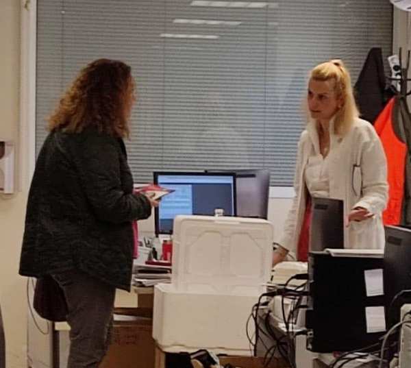 Ελένη Αδαμοπούλου: Κοντά στους υπαλλήλους του ΕΦΚΑ ΦΩΤΟ