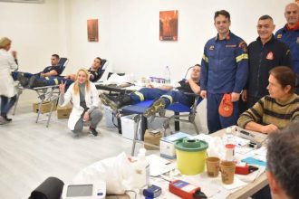 Εθελοντική αιμοδοσία από τους δασοκομάντος
