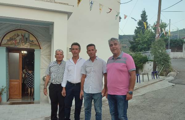 Στο Κούμαρι Αιγιάλειας ο Δημήτρης Μπαρμπούνης