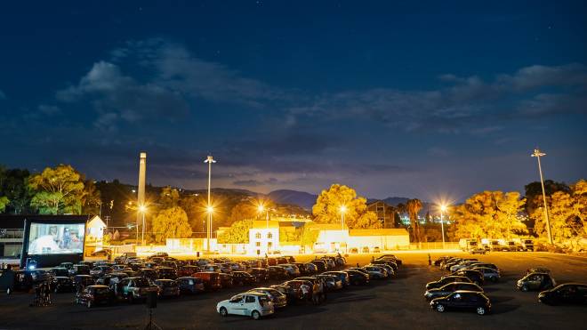 Drive in προβολή για την ενίσχυση των εθελοντών πυροπροστασίας στο Παλιό Λιμάνι Αιγίου