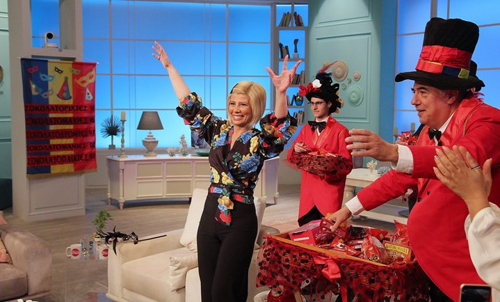 Γεύση Σοκολατοπόλεμου και Πατρινού Καρναβαλιού σε ΑΝT1 και STAR - ΦΩΤΟ