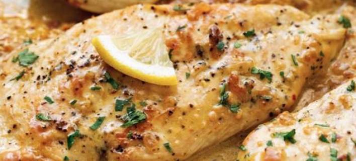 Κοτόπουλο στήθος, λεμονάτο